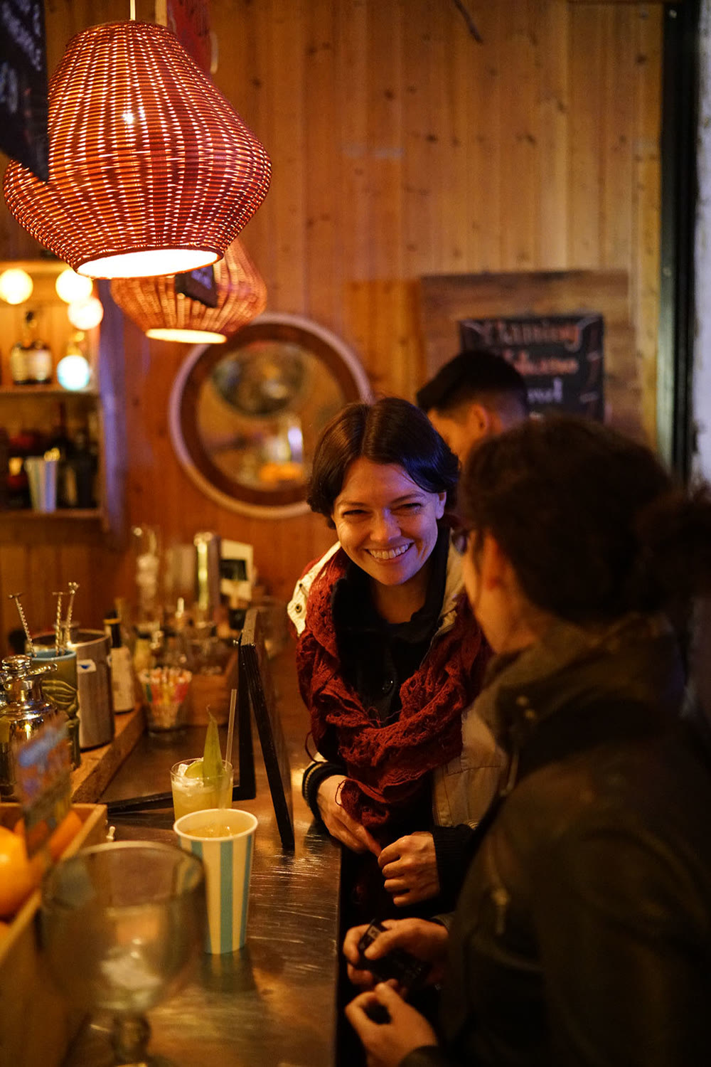 Night market atmosphere