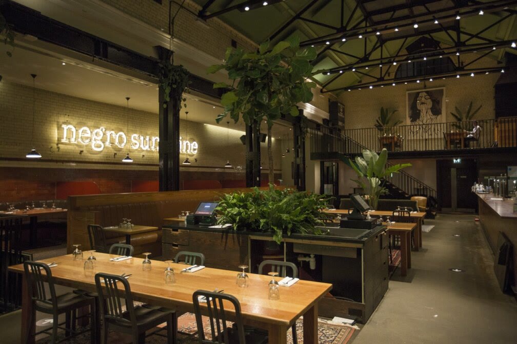 The Tramshed Project room at night